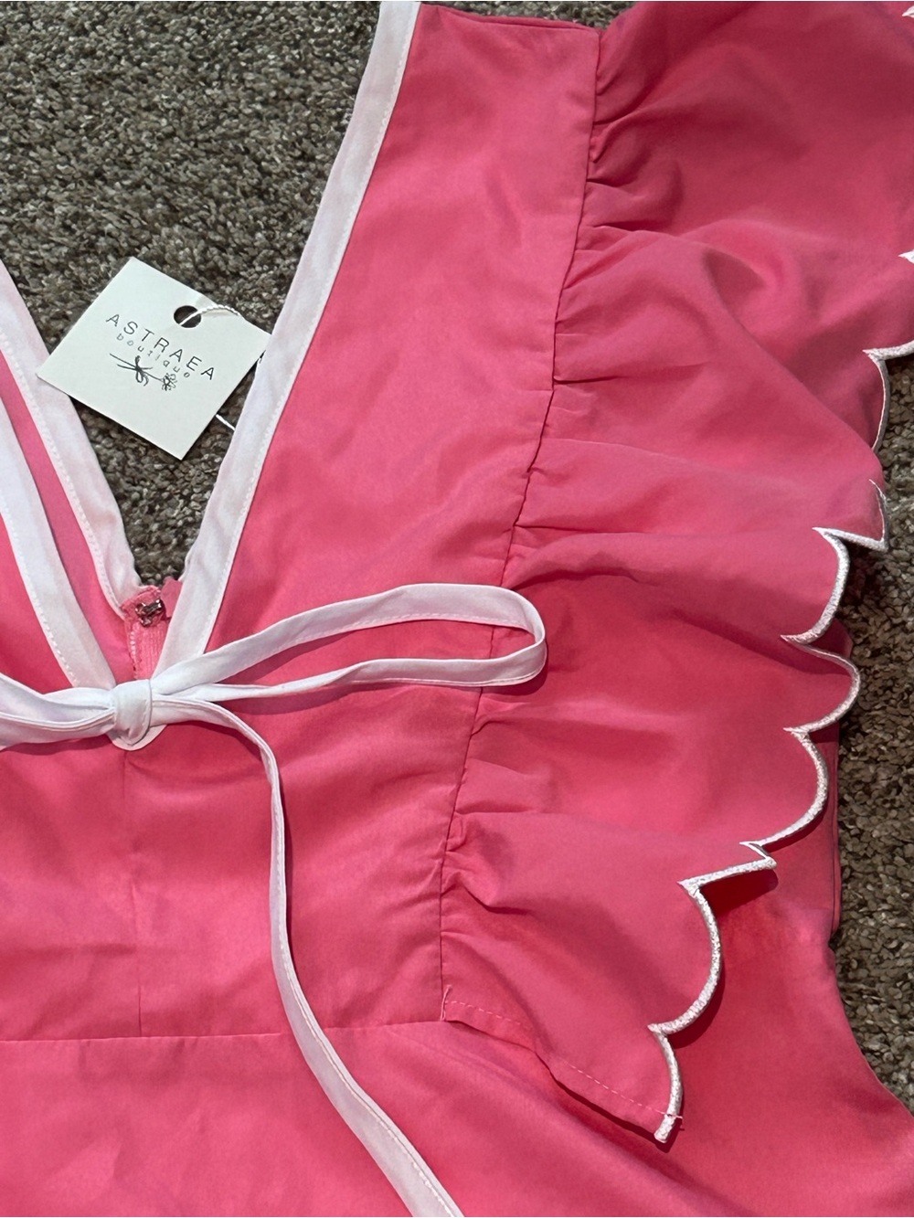 TCEC Boutique Pink May Mini Dress Size Small - Picture 3 of 5